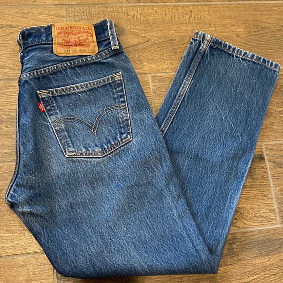 Levi's Denim - Levi’s 501 XX Straight Leg Button-Fly Jeans